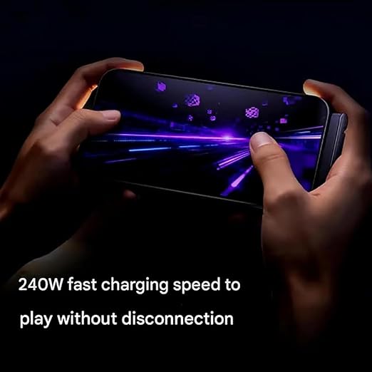 2-in-1 USB-C Fast Charging Cable Phone Stand – 240W PD Braided Type-C Cable with Foldable Holder