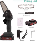 Cordless Mini Chainsaw | Rechargeable Portable Electric Wood Cutting Saw with Battery & Charger