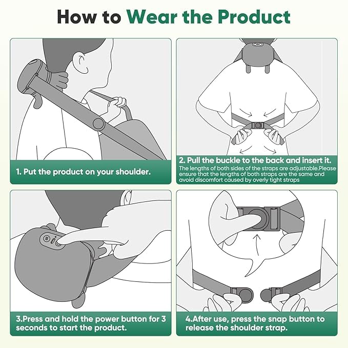 Rechargeable Neck And Shoulder Massager | Hand Neck Massager with Heat