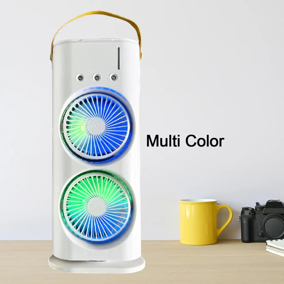 Electric Fan Desktop Double-head Powerful Air Cooler