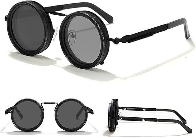 🕶️ Adjustable Tint Steampunk Sunglasses