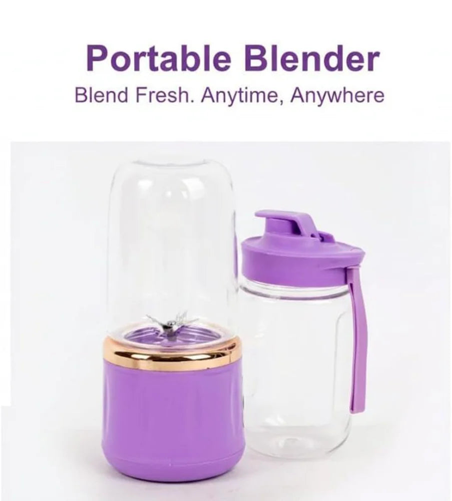 Portable Electric Usb Juice Maker Juicer Bottle Blender Grinder Mixer, Rechargeable