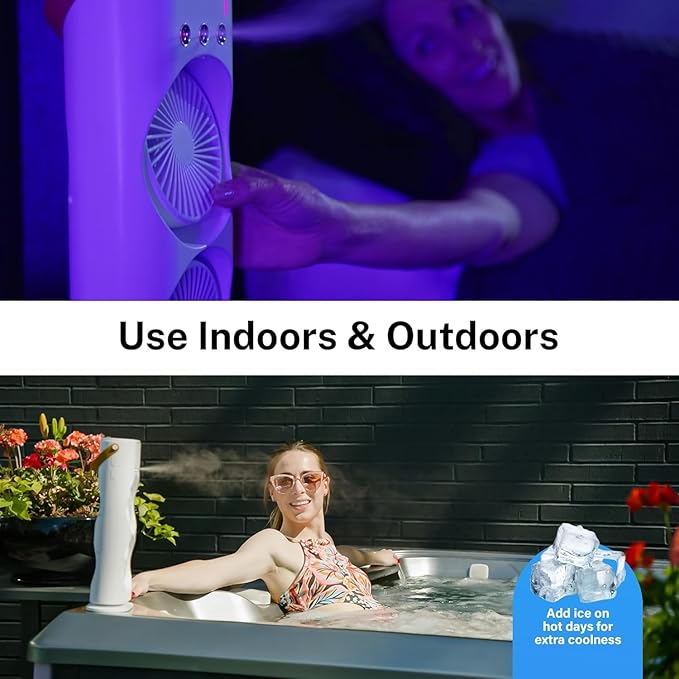 Electric Fan Desktop Double-head Powerful Air Cooler